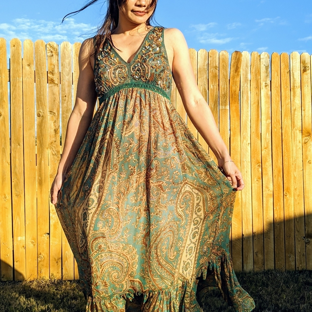 Anthropologie Bollywood dress sz 0-4